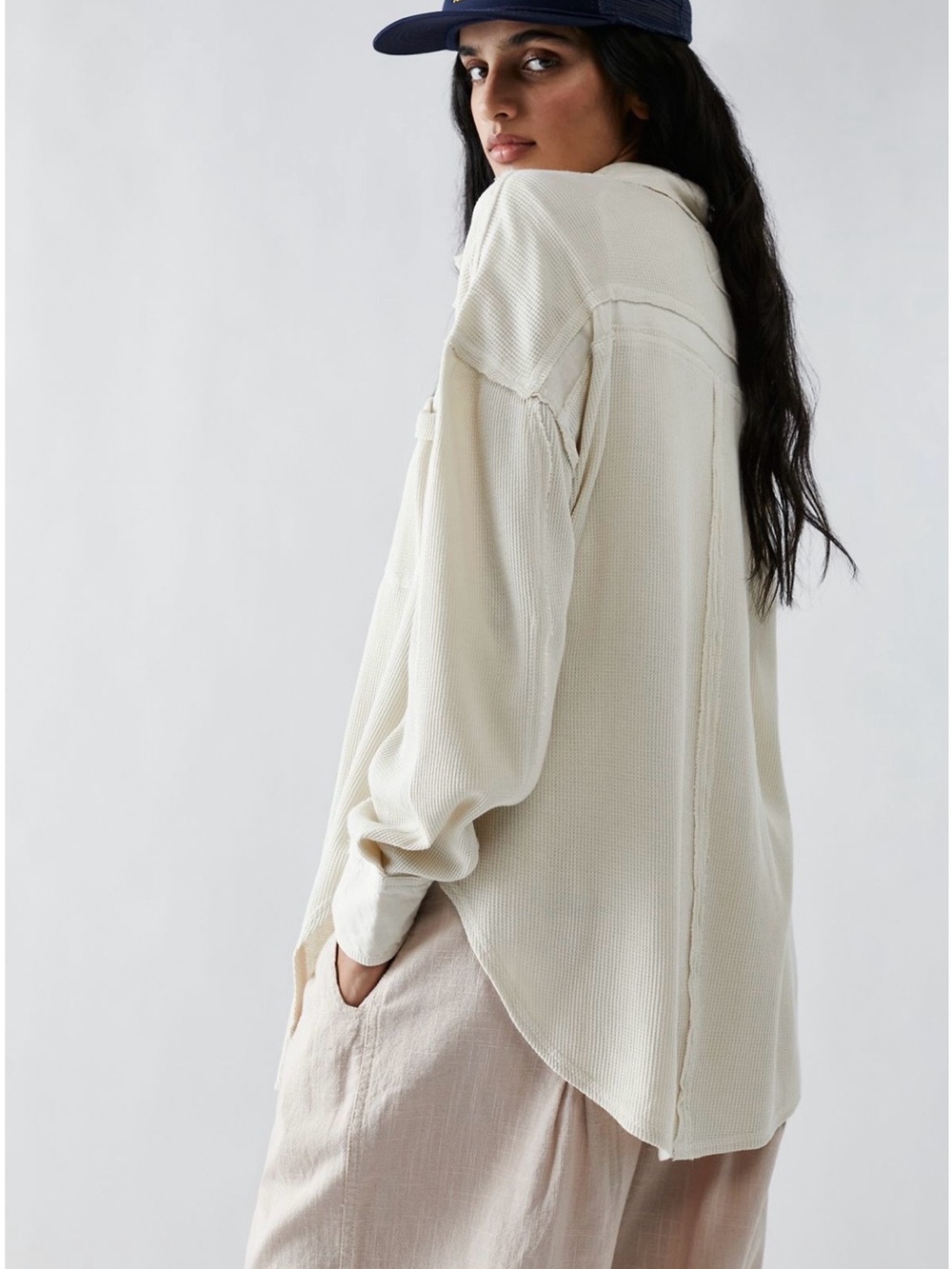 We The Free Angeles Shirt in Cream - Picture 5 of 7